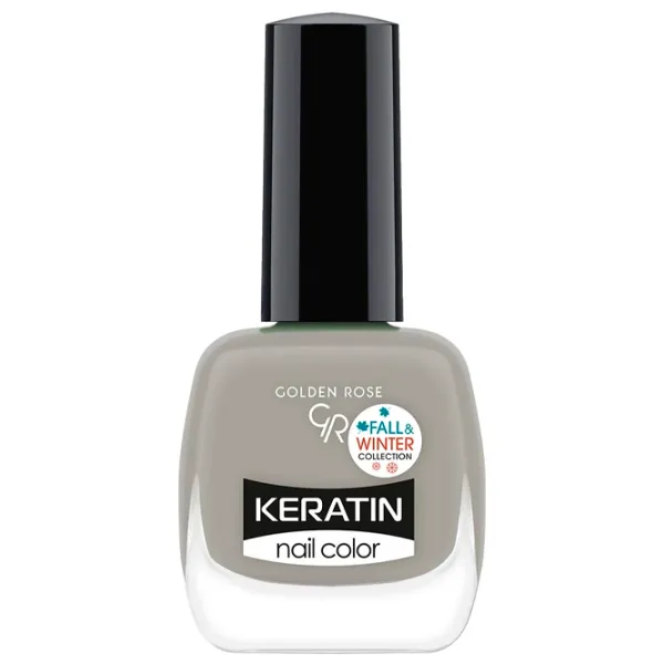 Lac de unghii Golden Rose Keratin Nail Color 10.5 ml/ Gray photo 1