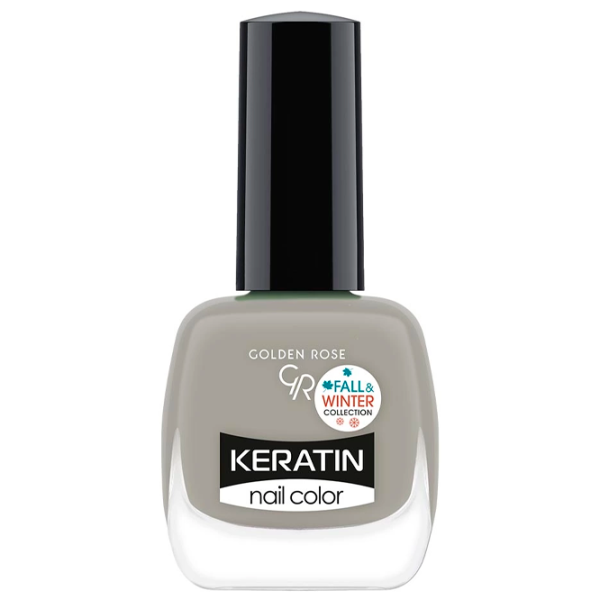 Lac de unghii Golden Rose Keratin Nail Color 10.5 ml/ Gray photo 1