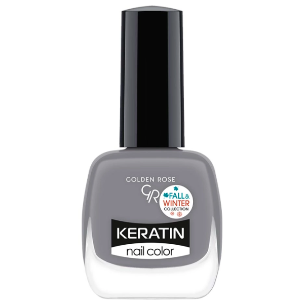 Лак для ногтей Golden Rose Keratin Nail Color 10.5 мл/ Серый photo 1
