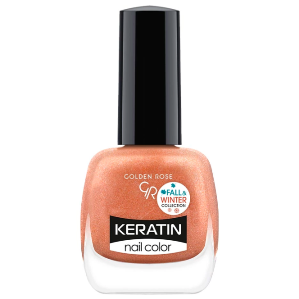 Lac de unghii Golden Rose Keratin Nail Color 10.5 ml/ Orange photo 1 Lac de unghii Golden Rose Keratin Nail Color 10.5 ml/ Orange photo 1