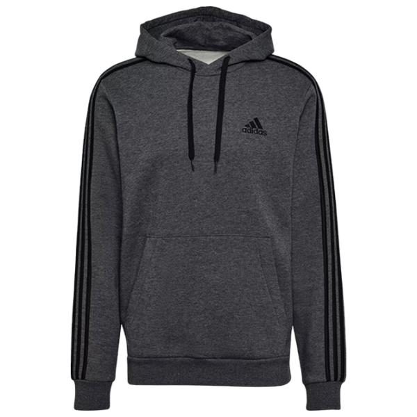 Hanorac pentru bărbați Adidas 3 Stripes Fleece Drept/ Grey photo 1