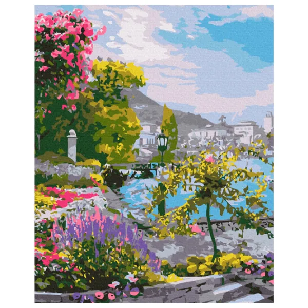 Картина по номерам BrushMe Старинный сад у моря 50 x 40 см/ Вертикальная photo 1 Картина по номерам BrushMe Старинный сад у моря 50 x 40 см/ Вертикальная photo 1