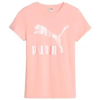 Tricou pentru femei Puma Classics Logo Tee (S) 100% bumbac/ Peach