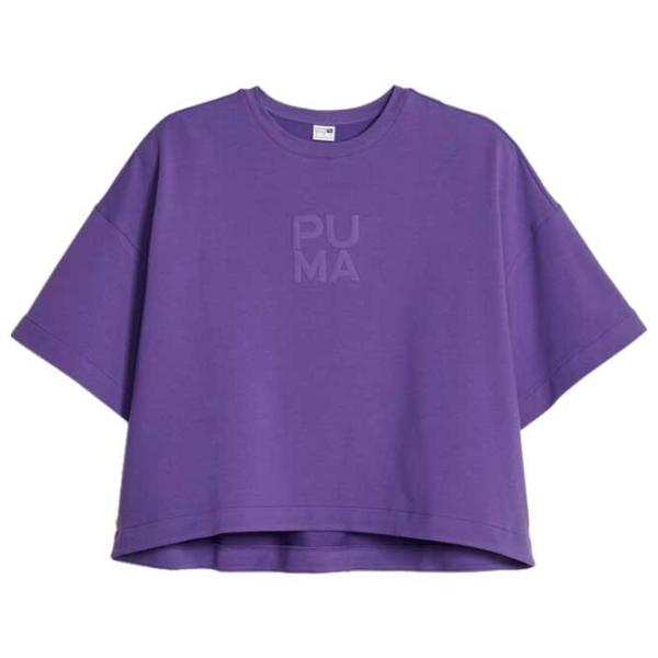 Футболка для женщин Puma Infuse Relaxed Tee 27% полиэстер/ Фиолетовый photo 1