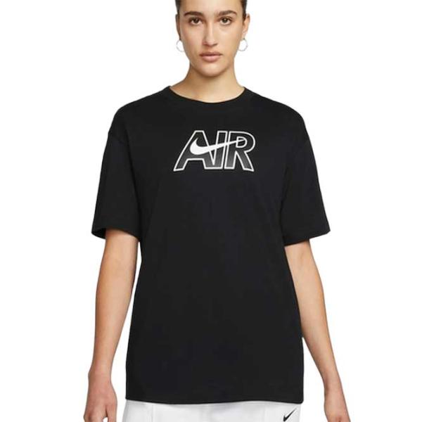 Футболка для женщин Nike W Nsw Tee Bf Air 100% хлопок/ Черный photo 1