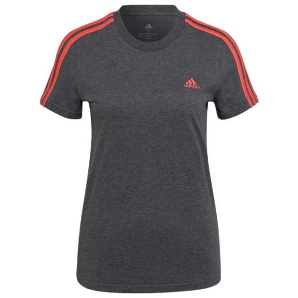 Tricou pentru femei Adidas Shirt 3 Stripes Bumbac/ Gray photo 1