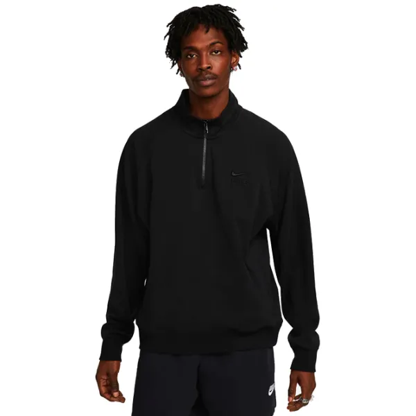 Hanorac pentru bărbați Nike M Nsw Air Flc Hz Top Drept/ Black photo 1