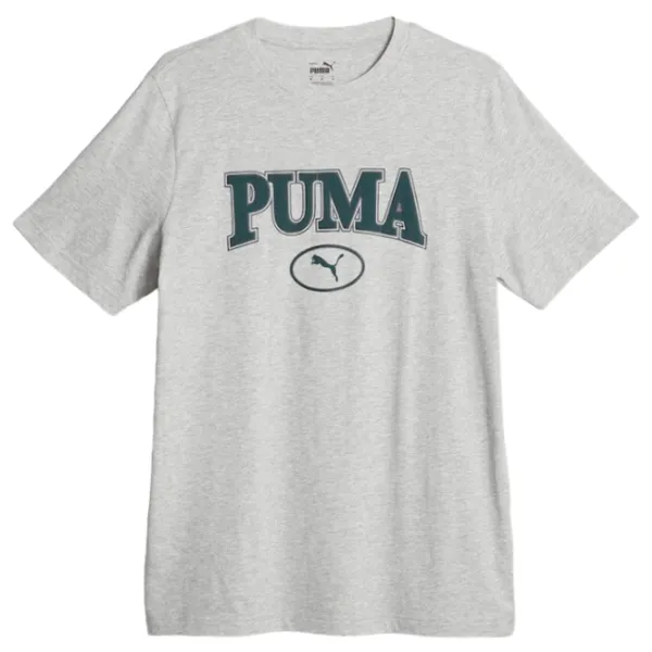 Tricou pentru bărbați Puma Squad Tee 100% bumbac/ Light Gray photo 1