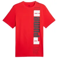Tricou pentru bărbați Puma Ess+ Logo Lab Tee 100% bumbac/ Red
