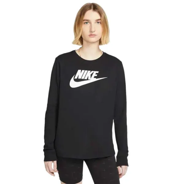 Футболка для женщин Nike Essential Icon Ftr Tee 100% хлопок/ Черный photo 1