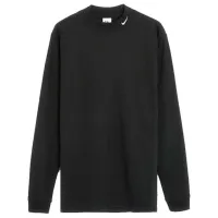 Hanorac pentru bărbați Nike M Nl Ls Mock Neck Shirt Drept/ Black
