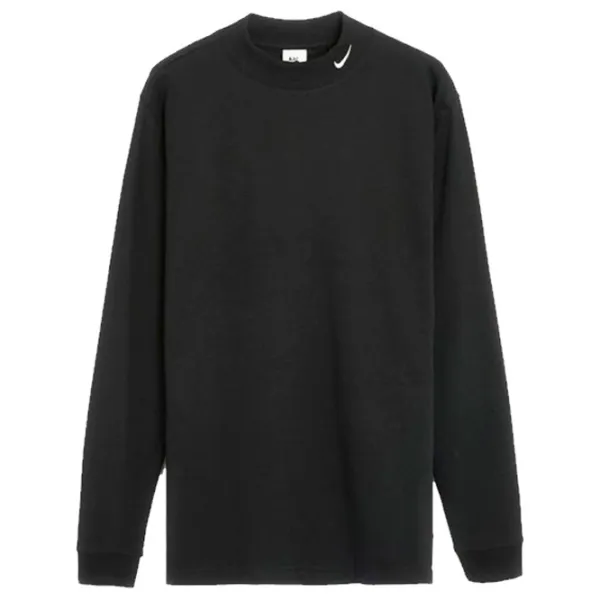 Hanorac pentru bărbați Nike M Nl Ls Mock Neck Shirt Drept/ Black photo 1