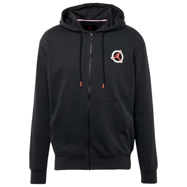 Hanorac pentru bărbați Nike Jordan Flt Mvp Flc Fz Drept/ Black photo 1