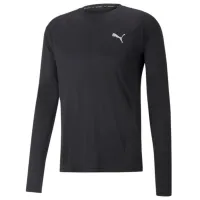 Tricou pentru bărbați Puma Train All Day Ls Tee 100% poliester/ Black