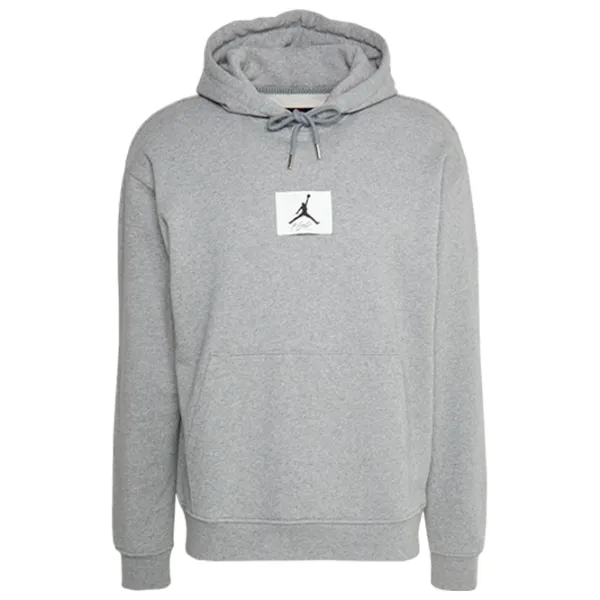 Толстовка для мужчин Nike M Jordan Ess Stmt Flc Po Прямой/ Серый photo 1