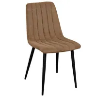 Scaun de bucătărie DecoPrim DC-90 Velvet/ Brown Black