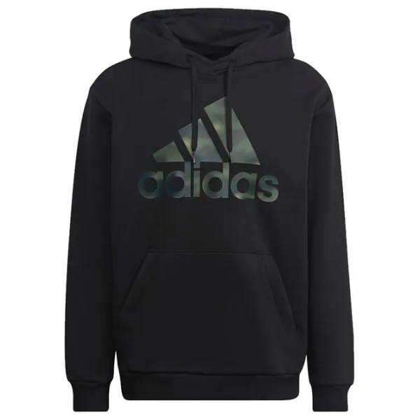 Hanorac pentru bărbați Adidas Essentials Camo Drept/ Black photo 1