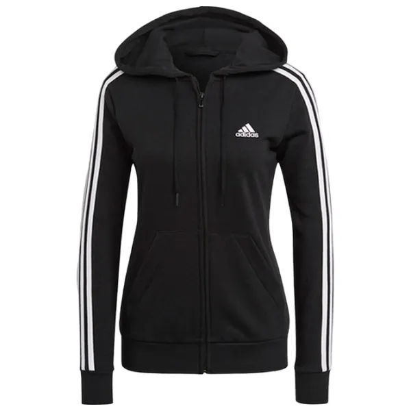 Толстовка для женщин Adidas 3 Stripes French Terry Fz Черный photo 1