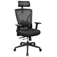 Fotoliu de birou DecoPrim ORCO PLUS Plasă acrilică/ Black