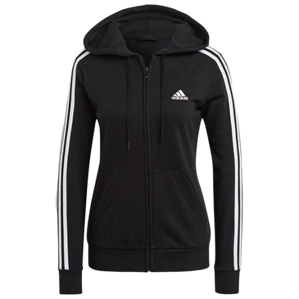 Толстовка для женщин Adidas 3 Stripes French Terry Fz Черный photo 1