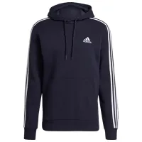 Толстовка для мужчин Adidas 3 Stripes Fleece Прямой/ Тёмно синий