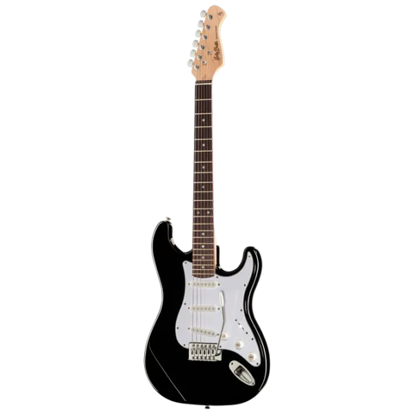 Chitară electrică Harley Benton ST-20 BK 4/ 4, Stratocaster photo 1