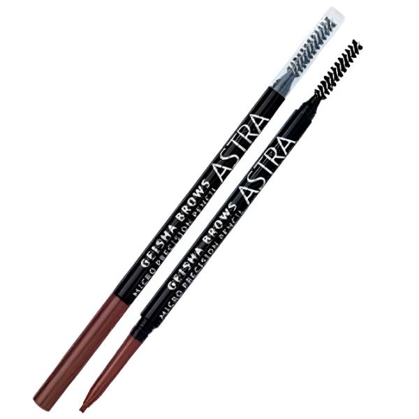 Карандаш для бровей Astra Geisha Brows Коричневый photo 1