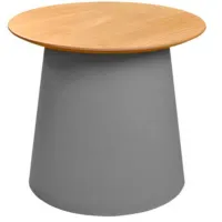 Садовый стол DecoPrim Ilaria HB Круглый/ Серый