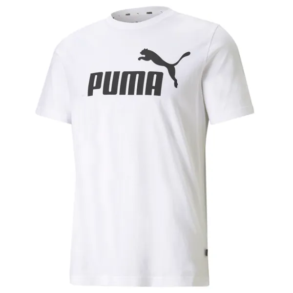 Tricou pentru bărbați Puma Ess Logo Tee 100% bumbac/ White photo 1