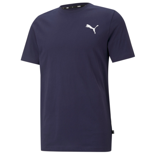 Футболка для мужчин Puma Ess Small Logo Tee 100% хлопок/ Темно-синий photo 1 Футболка для мужчин Puma Ess Small Logo Tee 100% хлопок/ Темно-синий photo 1