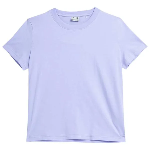 Tricou pentru femei 4F 4FWAW23TTSHF1169 100% bumbac/ Violet photo 1