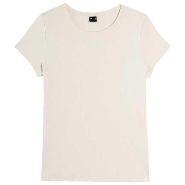 Футболка для женщин 4F 4FRAW23TTSHF1335 4 % Эластан/ Бежевый photo 1