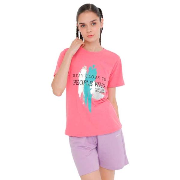 Tricou pentru femei Kinetix WL LAYLA 11FN17 3PR Tricotaj/ Pink photo 1