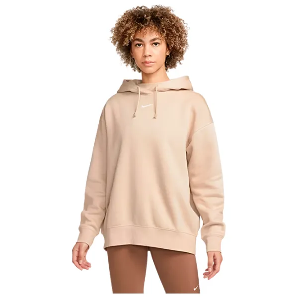 Толстовка для женщин Nike W Nsw Essntl Clctn Flc Os Hd Бежевый photo 1