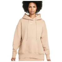 Толстовка для женщин Nike W Nsw Style Flc Po Hoodie Os Бежевый