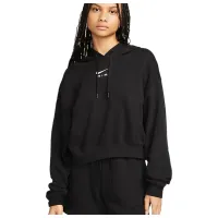 Толстовка для женщин Nike W Nsw Air Os Mod Crop Flc Hd Черный