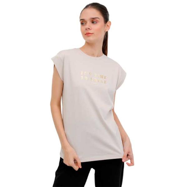 Tricou pentru femei Lumberjack WL MABEL-B 11ES125 3PR 100% bumbac/ Beige photo 1