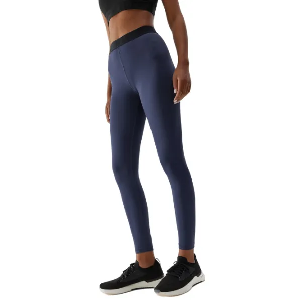 Тайтсы для женщин 4F 4FAW23TFTIF153 L/ Navy Blue photo 1