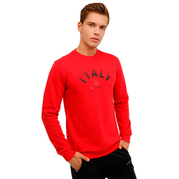 Hanorac pentru bărbați Lumberjack ML ROBERT 16ITLY72 3PR Drept/ Red photo 1