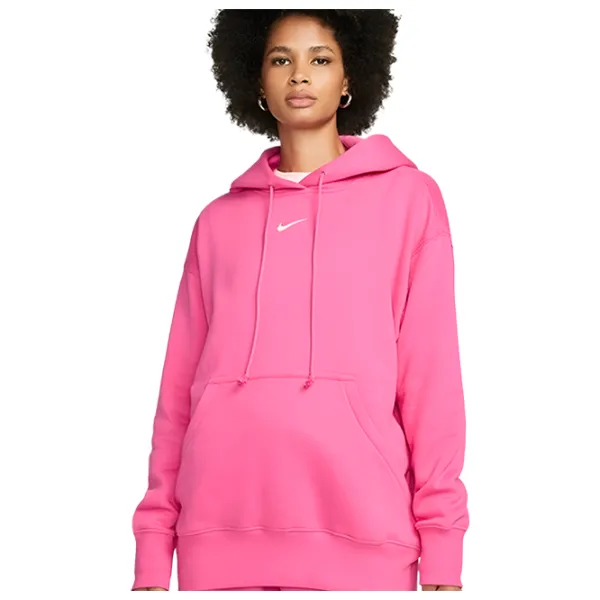 Толстовка для женщин Nike W Nsw Style Flc Po Hoodie Os Розовый photo 1