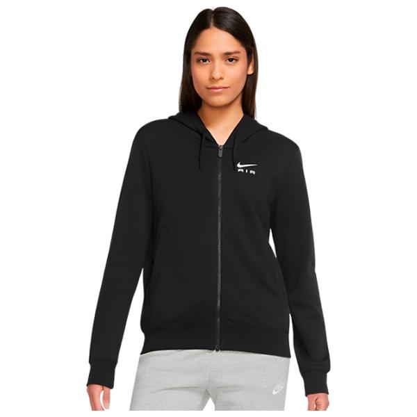 Hanorac pentru femei Nike W Nsw Air Flc Hd Fz Black photo 1