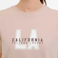 Футболка для женщин Lumberjack WL SOFIA-N 11GF854 3PR 100% хлопок/ Бежевый