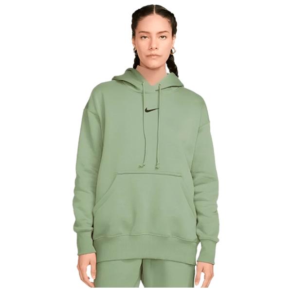 Hanorac pentru femei Nike W Nsw Style Flc Po Hoodie Os Green photo 1