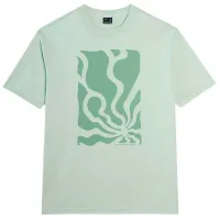 Футболка для женщин 4F 4FAW23TTSHF0881 100% хлопок/ Зелёный