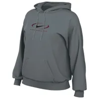 Толстовка для женщин Nike W Nsw Flc Os Po Hdy Swsh Серый