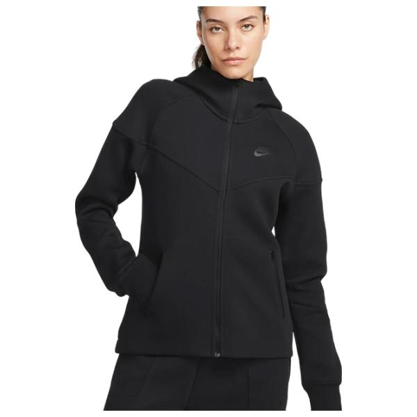 Толстовка для женщин Nike W Nsw Tch Flc Wr Fz Hdy Черный photo 1