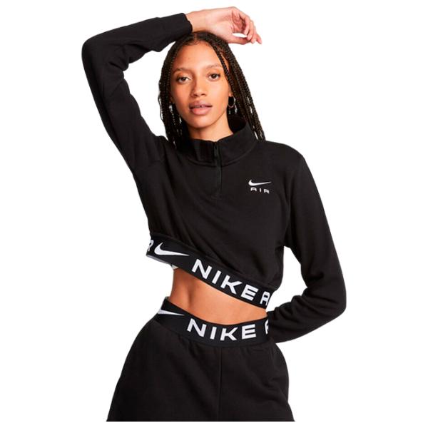 Толстовка для женщин Nike W Nsw Air Flc Top Черный photo 1