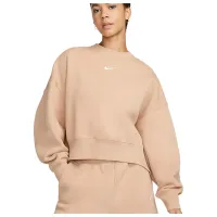 Толстовка для женщин Nike W Nsw Style Flc Crew Oos Бежевый