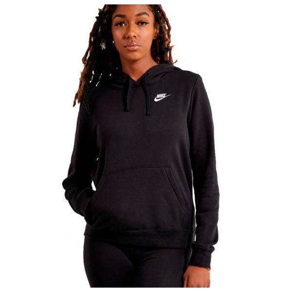 Hanorac pentru femei Nike W Nsw Club Flc Po Hdy Std Black photo 1