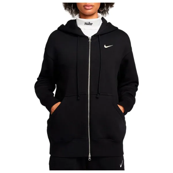Hanorac pentru femei Nike W Nsw Style Flc Fz Hoodie Os Black photo 1